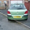 peugeot 307 hdi diesel 1.9lt green, reg 2003 spare or repar price 350