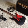ibanez grg250dx electric guitar and marshall amp