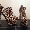Size 6 Cheetah print heels