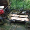 Old kart frame with Honda G150 engine available