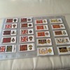 100 cigarette cards of military regiments