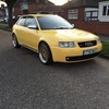 Stunning condition Audi S3 Imalo Yellow 260BHP BBS alloys BMC induction kit Recaro Leathers + more