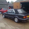 BMW Baur convertable 325i 1986 rolling restoration