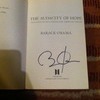 Barack Obama signed book President of the USA autograph
