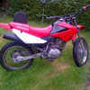 honda xr 125 off road