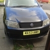 2003 black fiat punto active sporting 1.2