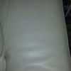 Cream Leather Sofa