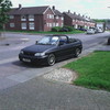 matt black ford escort cabriolet 1.6 16v