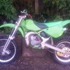kawasaki kx100 b/w