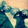Honda 4 stud alloys with nearly new tyres