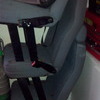 X3 TRANSIT SEATS WITH BUILT IN BELTS SINGLE SEATS go in back of any van and be legal