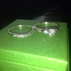 sterling silver hallmarked ladies wedding ring set