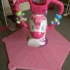 Bounce and spin zebra-pink!