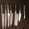 Global kitchen knives set of 8