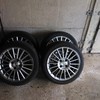 fox 15" alloy wheels.