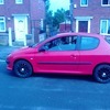 206 gti 2l , 15" alloys part leather interer . very nice car