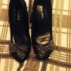 Size 8 wide fit satin shoes viva ladiva