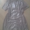 river island beige overlay dress size 14