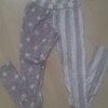 soul cal stars and stripes purple acid wash leggings size 6-8