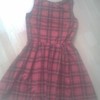 tartan pleated dress size 14