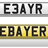 Rare number cherished number E3AYR