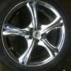 4 x 5 stud 5x100 chrome alloys smart wheels