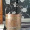old copper and brass bucket