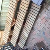Cedar 3 step hot tub steps