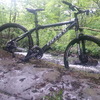 carrera vulcan 18" frame for full suspension bike