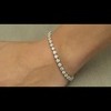 34 brilliant cut diamond tennis bracelet