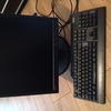 Monitor and keyboard