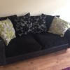 Black grey & green 3 seater & 2