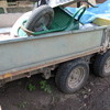 Ifor Williams drop side flat bed trailer