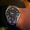 mens emporio armani watch  boxed, authentic certificate swap for anything