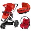 FREE DELIVERY New Born Baby Quinny Buzz 3 2014 Ultimate travel sytem Cabrioflex - Red/Black/Rose