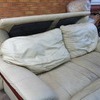 large leather sofa