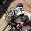 Two nitro rc cars for pit bike or quad rush evo and t-maxx