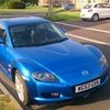 mazda rx8 metallic blue