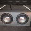 Twin mtx subwoofers with jbl amp