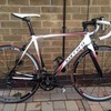 Carbon road bike.