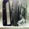 NEW BMW E34 E39 E60 E61 M5 GLOSSY BLACK SIDE FENDER GRILLES GRILL VENTS