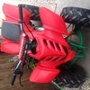 110 cc quad with 3 gears and reverse and a 63 plate 50cc imola scooter
