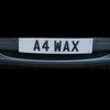 Valeting WAX number plates