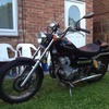 honda rebel 125cc chopper!