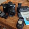 Canon EOS 350D With BG-E3 Battery Grip, Canon 18-55 IS Lens And Accessories.