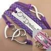 one direction bracelet purple