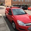 60reg Vauxhall Astra van in red