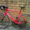 btwin triban 3 red road bike