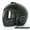 Shark Raw Matt Black Open Face Helmet