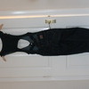 womens girls size 8 dungarees stretch denim blue roll up or down